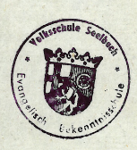 1917 | Alter Stempel der Volksschule Seelbach Archiv: Ortsgemeinde Seelbach 