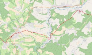 Haupwanderweg Plus Bad Honnef-Koblenz Abschnitt: Flammersfeld-Schöneberg Karte: Westerwaldverein