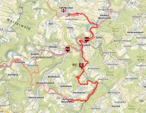 Westerwaldsteig Etappe 13 | Flammersfeld-Horhausen Karte: Outdooractive