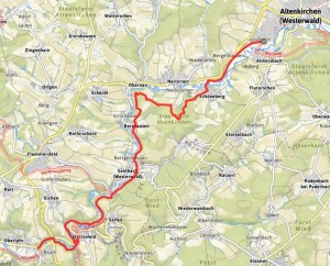 Wiedweg | Etappe 03 Altenkirchen-Oberlahr Karte: Outdooractive