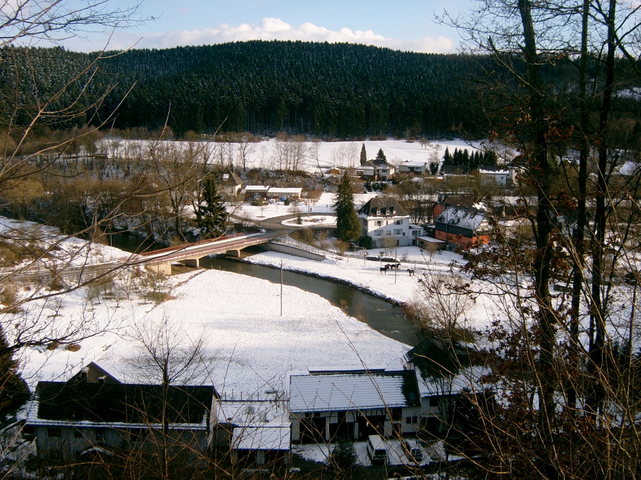 2005 | Seelbach mit Schnee | Foto: Reiner Nägelkrämer
