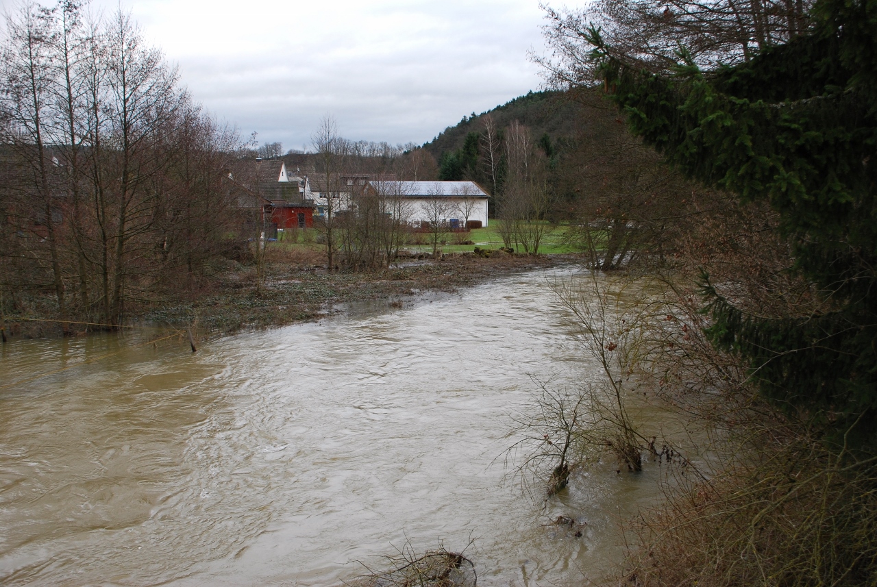 01.2011 | Hochwasser „Im Rommelsseifen“ | Foto: Wilfried Klein