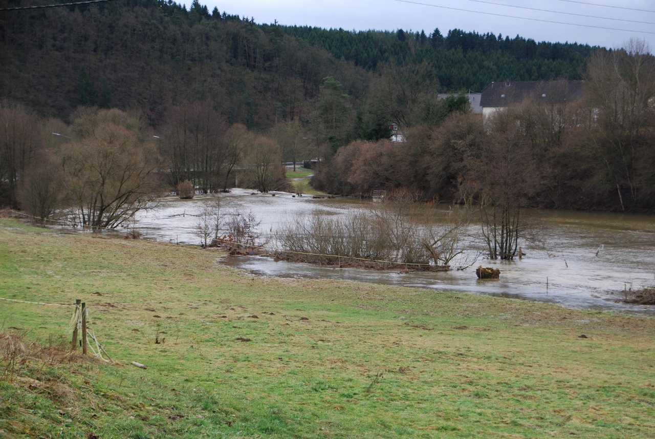 01.2011 | Hochwasser „In der Pöschwiese“ | Foto: Wilfried Klein