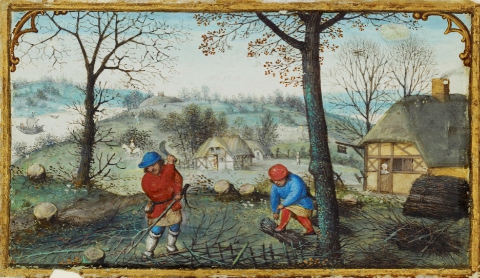 1550 | Simon Bening "Zweigesammeln" | The J. Paul Getty Museum, Digital image courtesy of the Getty's Open Content Program