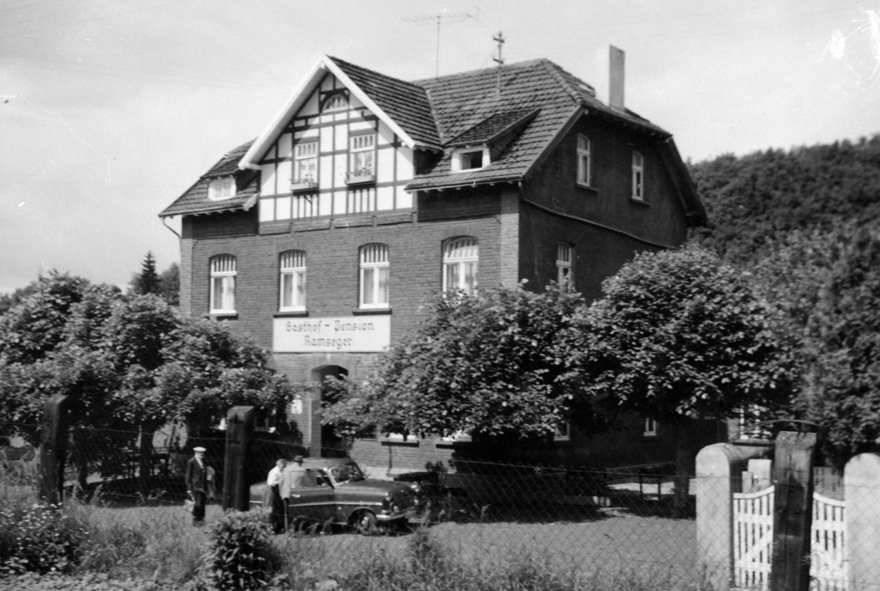 Historische Aufnahme 1959 Gasthof-Pension Ramseger