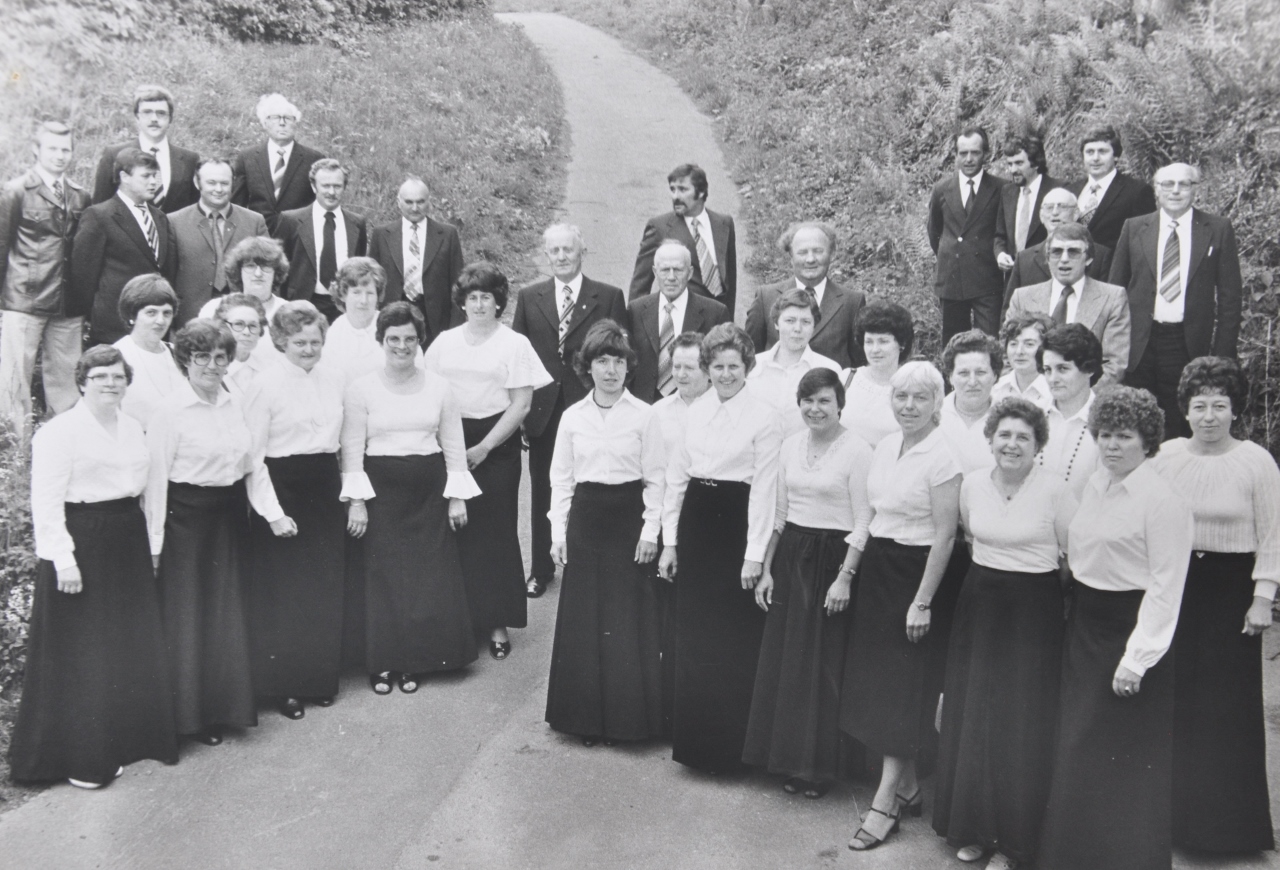 Historische Aufnahme 1979 gemischter Chor Seelbach Bettgenhausen