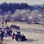 Historische Aufnahme April 1984 Das erste Motorradtreffen auf der Aeppelswiss