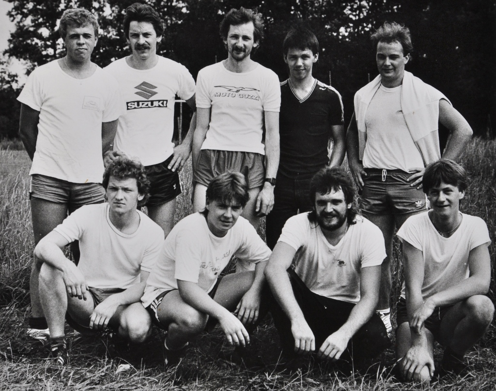 1984 | Die erste MFS-Mannschaft auf dem Fußballplatz Keifhecke | Foto: Wilfried Klein