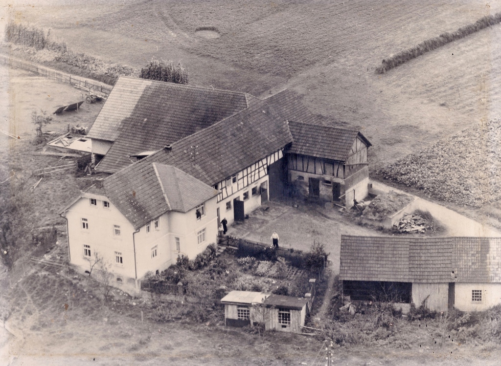 Historische Aufnahme Anwesen Erms-Diels in Bettgenhausen