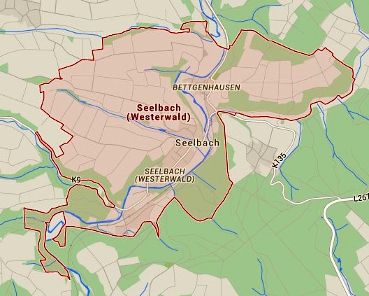 Gemarkung Seelbach (Westerwald) |Karte: Google Maps