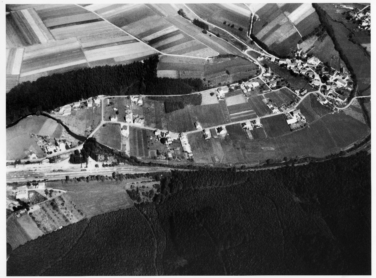 1966 | Luftbild von Seelbach | Repro: Wilfried Klein
