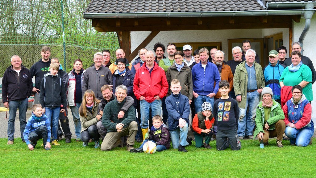 Helfer beim Aktionstag in Seelbach