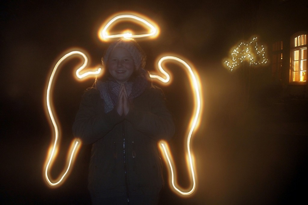 Lichtmalerei Engel Jule