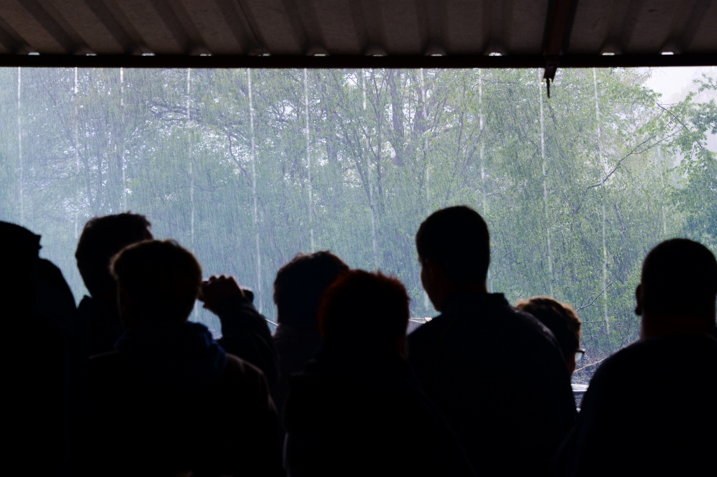 Maifeier 2018 | Gleich hört der Regen wieder auf. | Foto: Burkhard Schäck