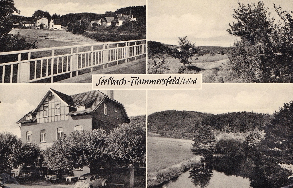 1960er | Ansichtskarte Seelbach-Flammersfeld / Wied | Verlag: Adolf Hauske (Freirachdorf), Archiv: Wilma Klein, Repro: Burkhard Schäck