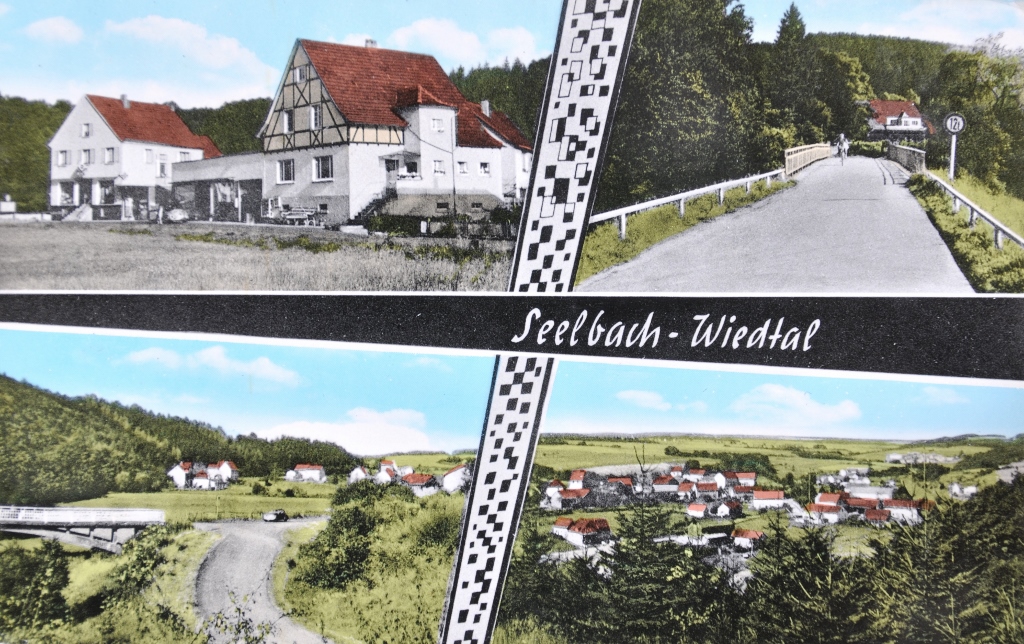 Um 1965 | Postkarte Seelbach-Wiedtal | Herausgeber Kaufhaus Julius Sohnius, Archiv: Y+B Schäck
