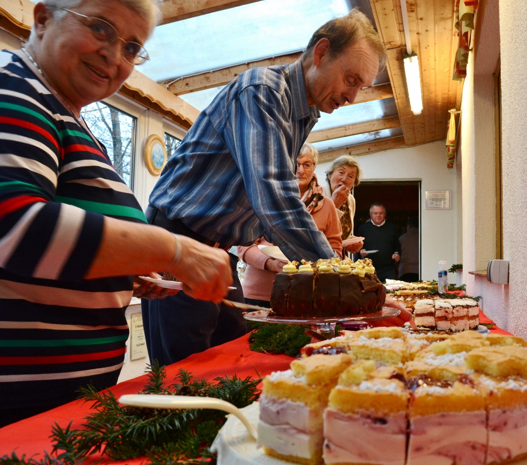 Kuchenbuffet Seniorenfeier