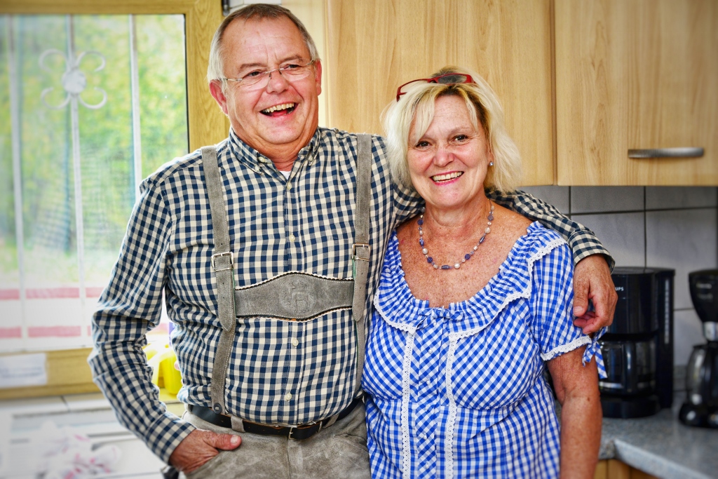 Buergermeister Wilfried Klein mit Frau Doris Klein