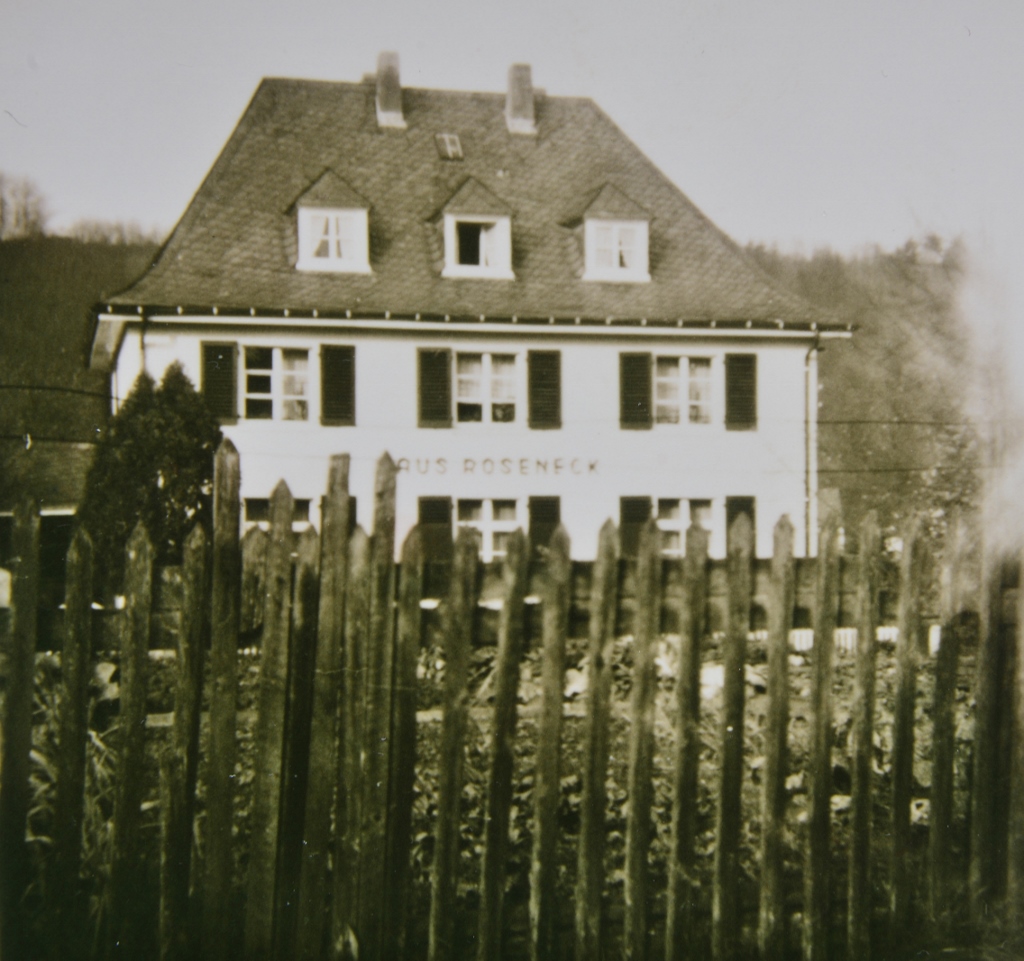 Historisches Foto 1950er Haus Roseneck