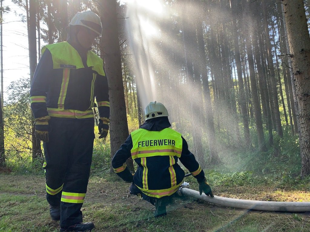 21.09.2019 | Brandschutzübung in der Geisaue | Foto: Ellen Wirth