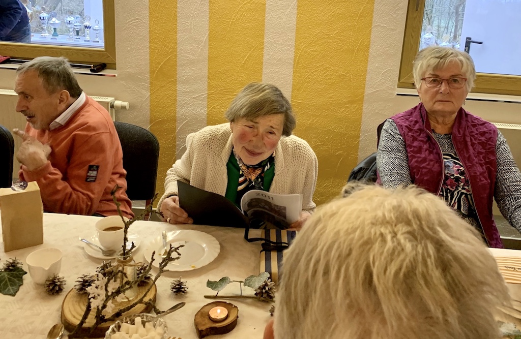 Seniorenfeier Januar 2020 | Älteste Seniorin, Frau Irmtraut Berger | Foto: Ellen Wirth
